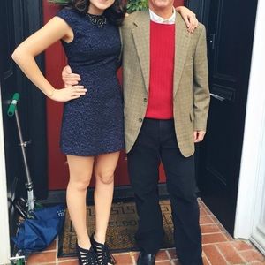 Zara black & blue dress/romper